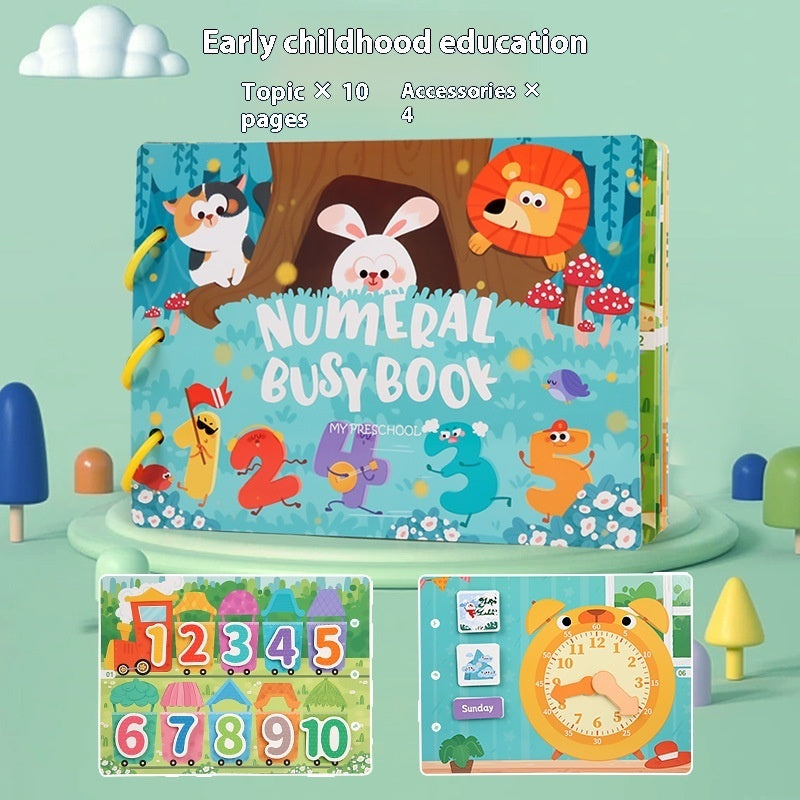 Educational Quiet Paste Book Toys