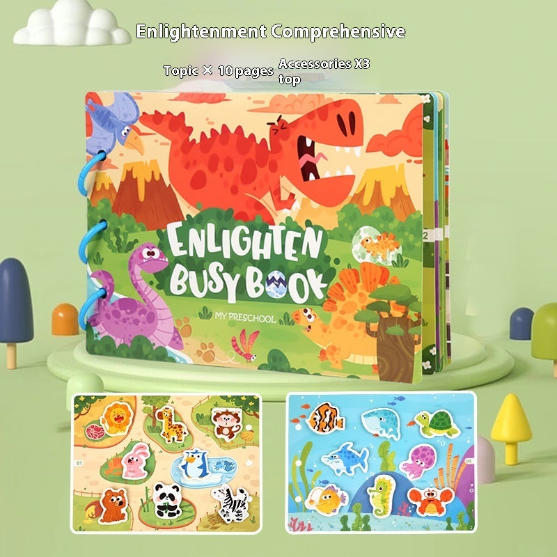 Educational Quiet Paste Book Toys