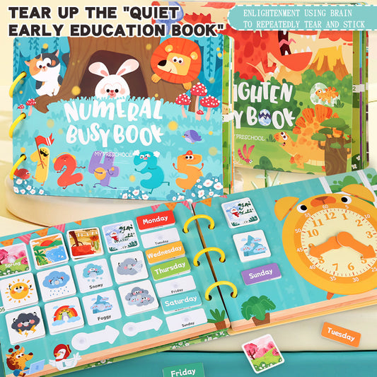 Educational Quiet Paste Book Toys